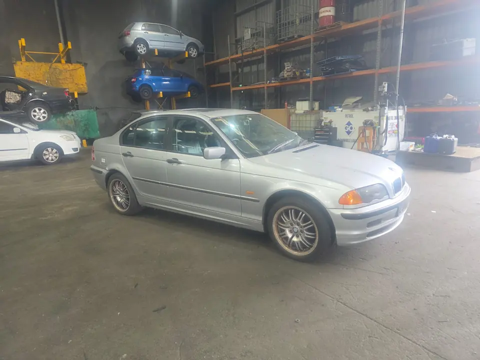 Silver sedan parked outdoors