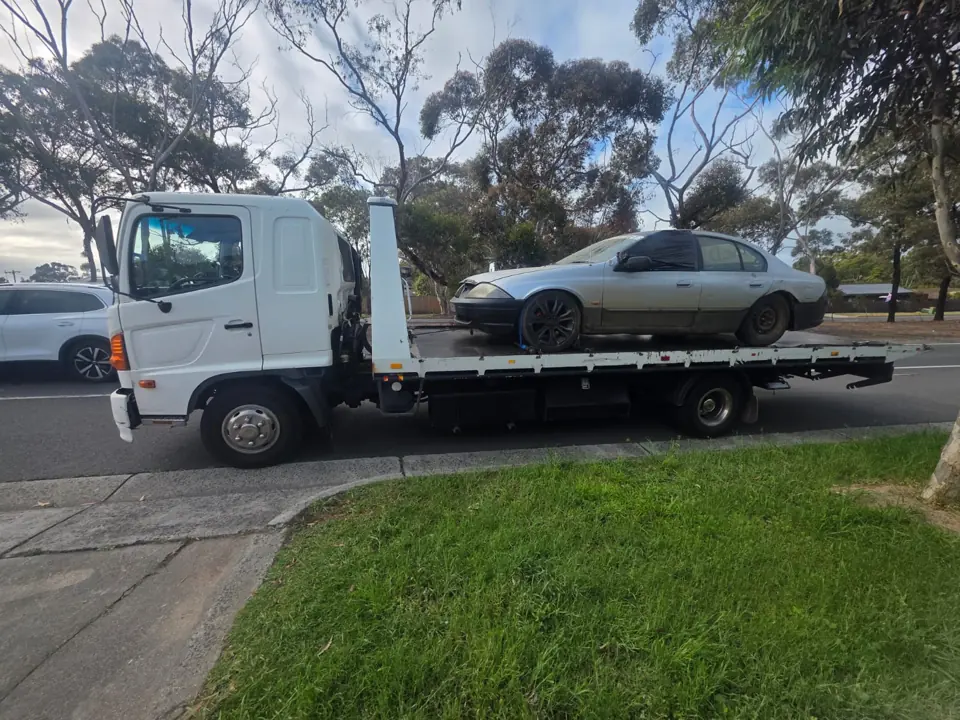 Vehicle transporter in a yard